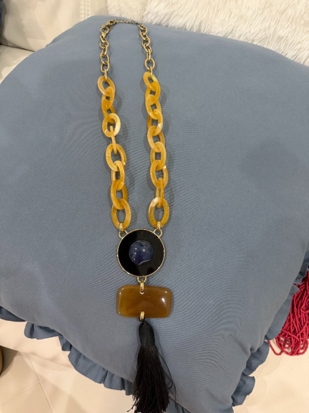 Chico's Artisan Tassel Statement Necklace - Modern Boho 🌟